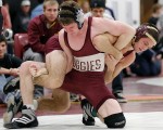Ness grapples with Paul Bjorkstrand.