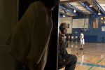 120119-MNTH-MEDS-W-089-blog MINNEAPOLIS -- Bernadette Roberts talks to Dwayne Hightower at a Minneapolis North girls basketball game at North High School in Minneapolis, Minn. on January 19, 2012. In the game, North defeated Edison High School 71-42.