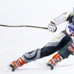 St. Olaf's McKenna McNabb clears the final gate during her second Giant Slalom run, finishing in first in 29.19 seconds during a USCSA Midwest Conference Lake Superior Division event at Giants Ridge in Biwabik, Minnesota on January 26, 2014.
